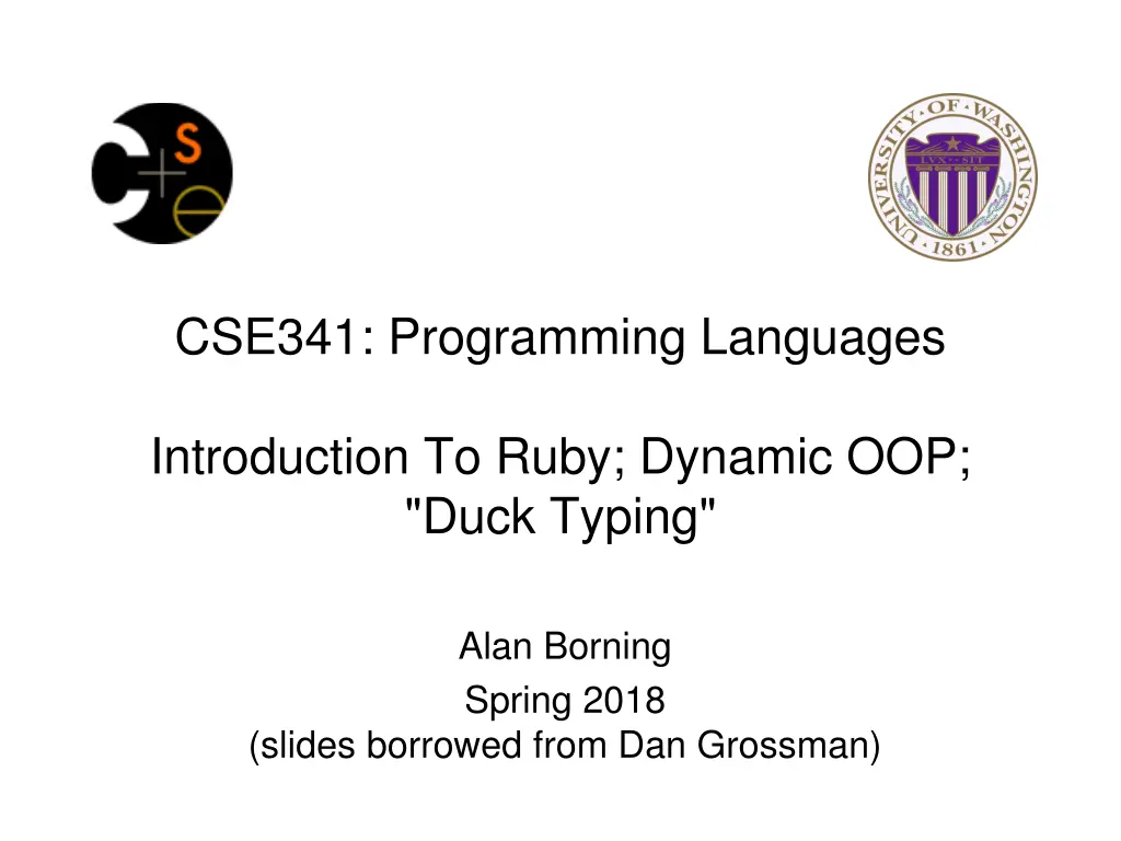 cse341 programming languages n.w