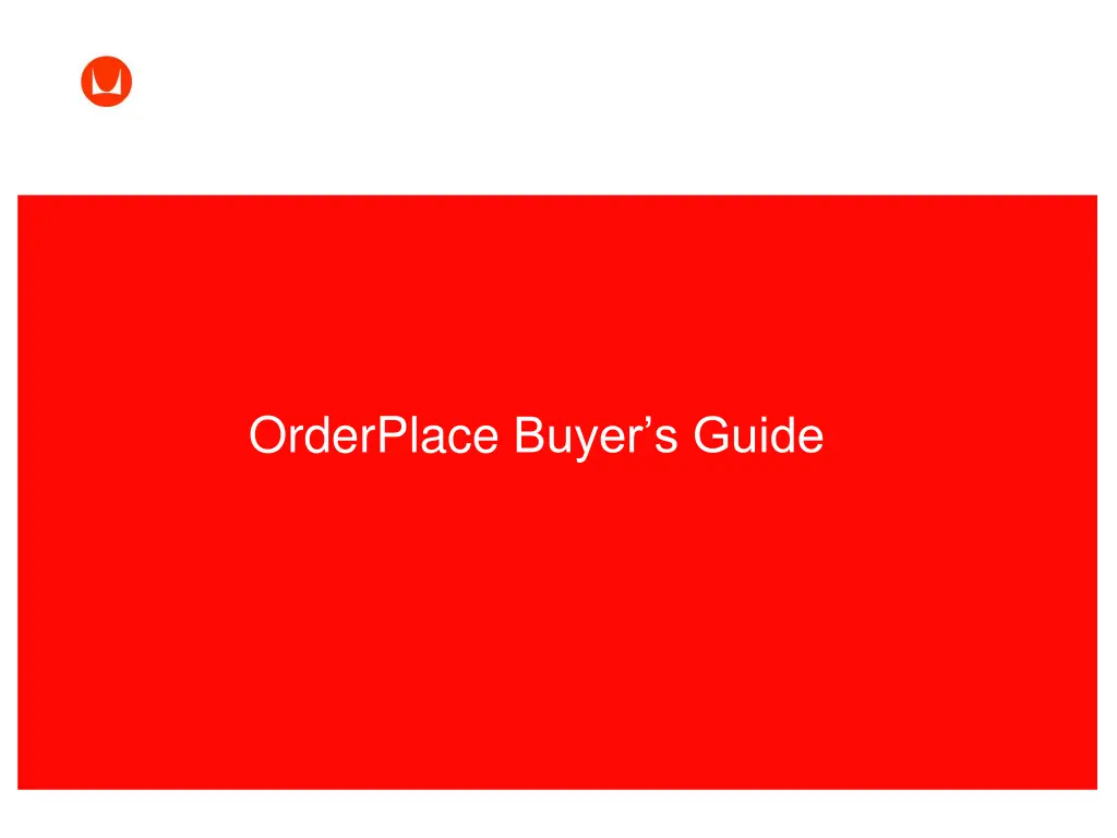 orderplace buyer s guide n.w