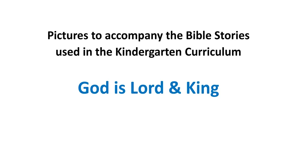 pictures to accompany the bible stories used n.w
