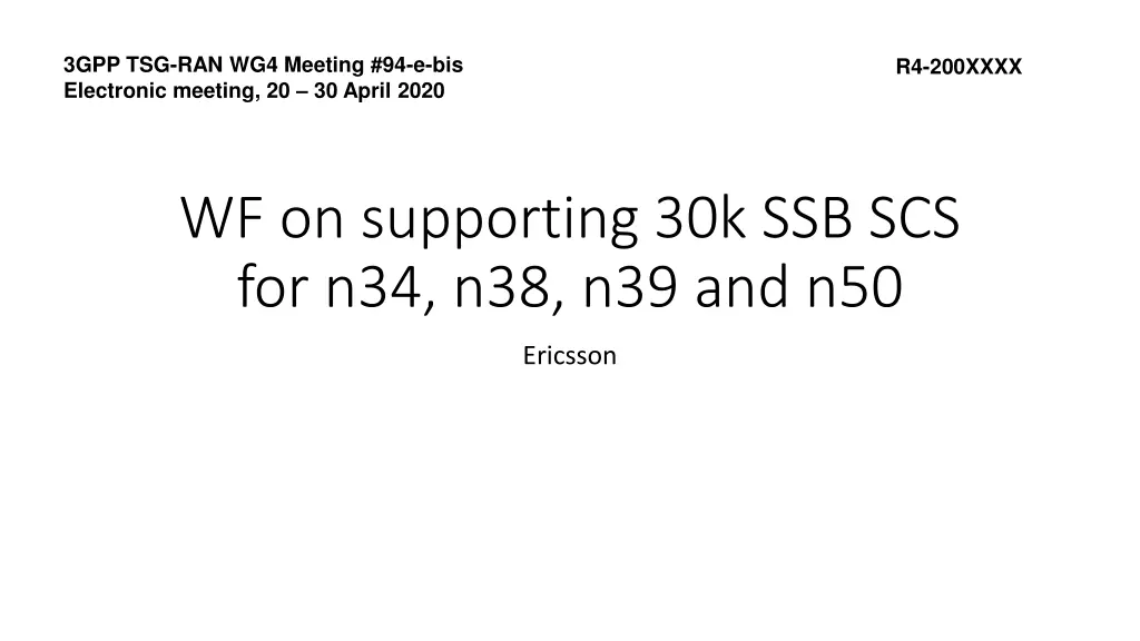 3gpp tsg ran wg4 meeting 94 e bis electronic n.w