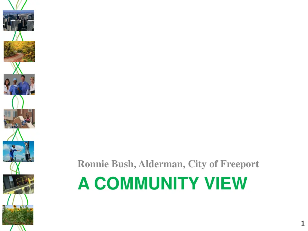 ronnie bush alderman city of freeport n.w