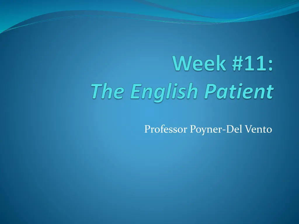 professor poyner del vento n.w