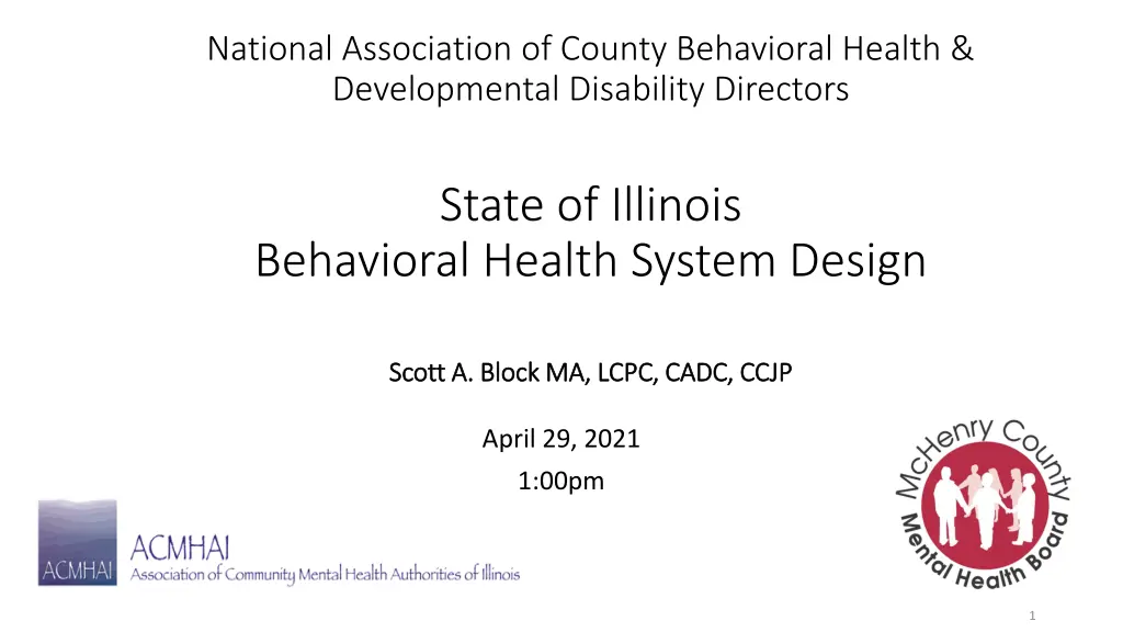 national association of county behavioral health n.w