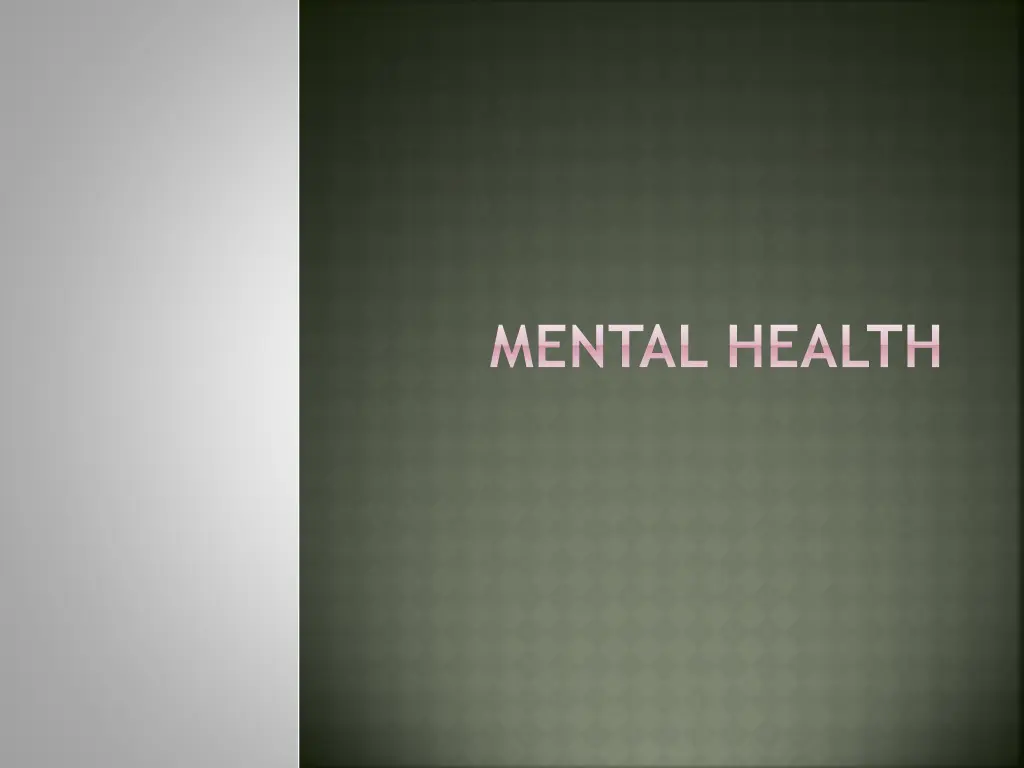 mental health n.w