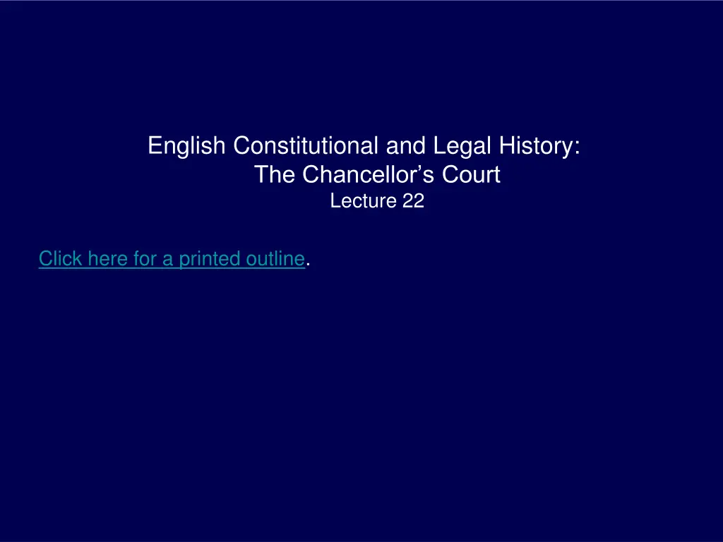 english constitutional and legal history n.w