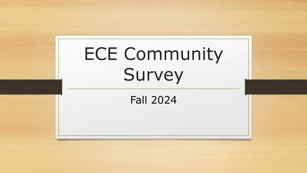 ece community survey n.w
