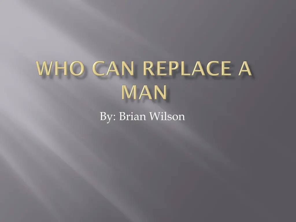by brian wilson n.w