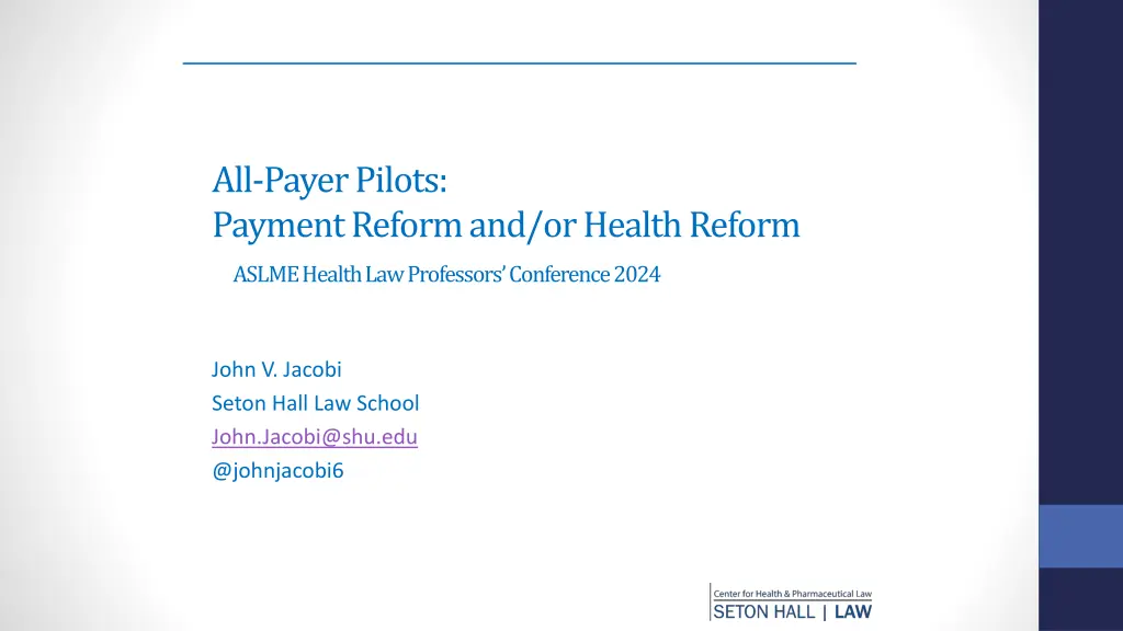 all payer pilots payment reform and or health n.w