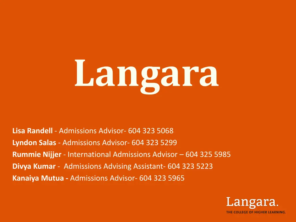 langara n.w