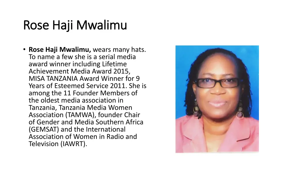rose haji rose haji mwalimu n.w