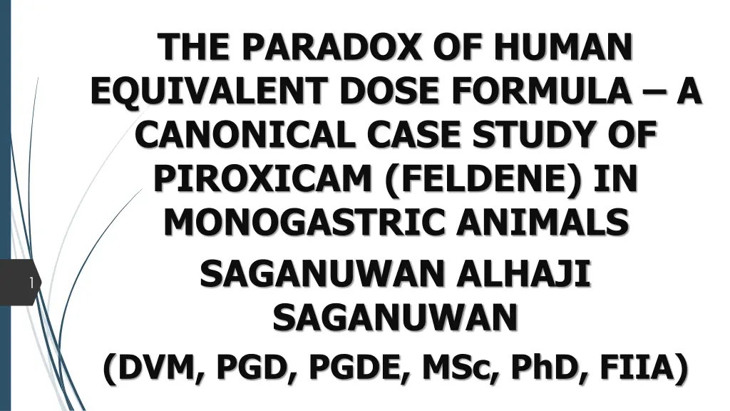 the paradox of human equivalent dose formula n.w