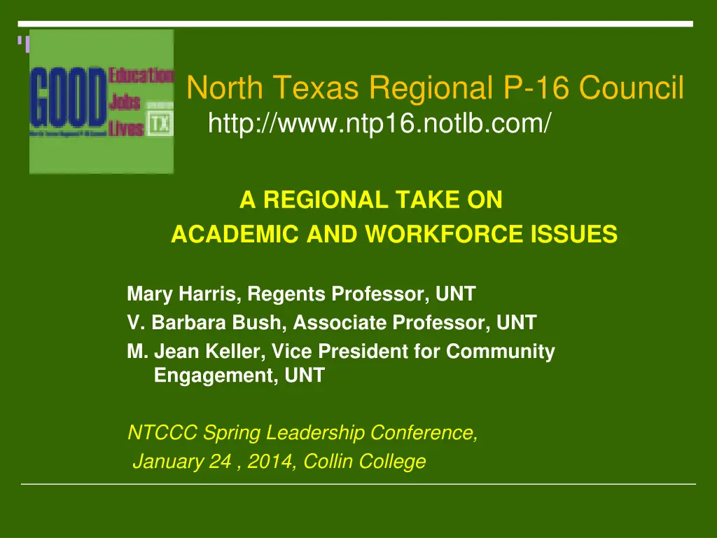 north texas regional p 16 council http www ntp16 n.w