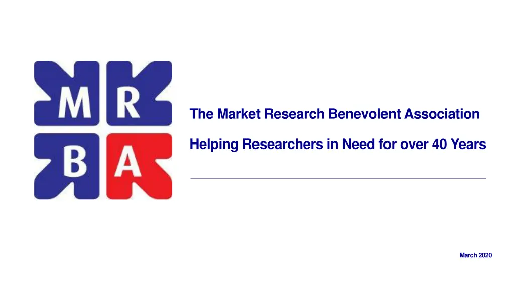 the market research benevolent association n.w