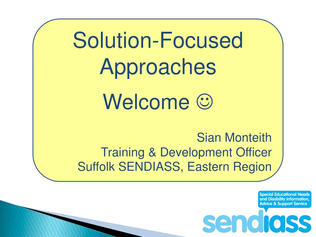 solution focused approaches welcome n.w