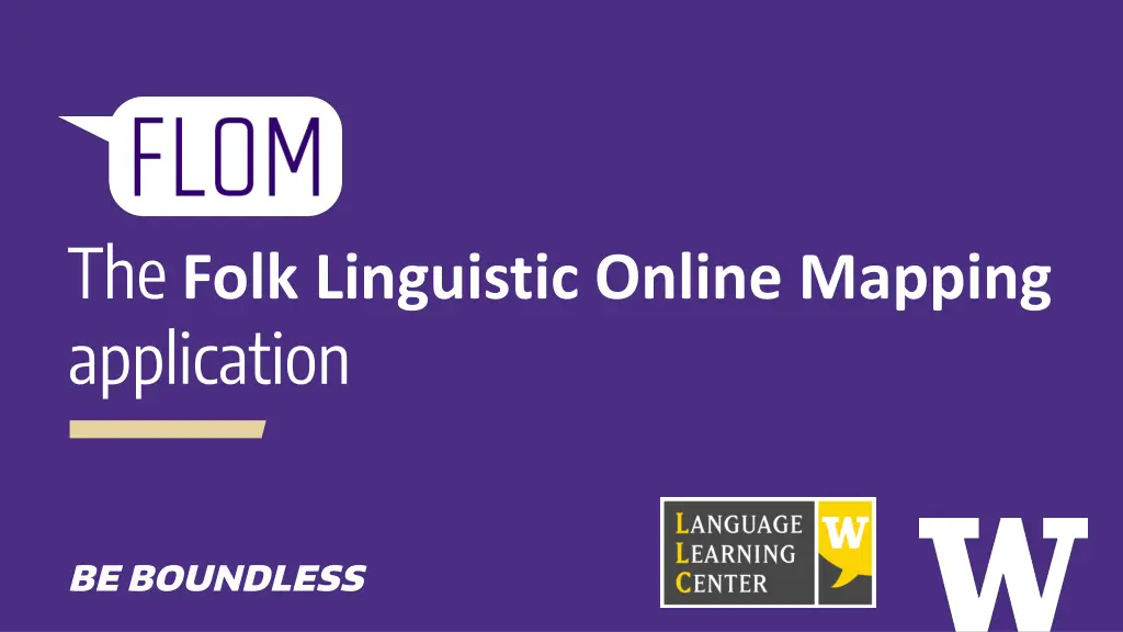 the folk linguistic online mapping application n.w