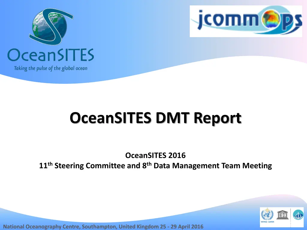 oceansites dmt report oceansites 2016 n.w