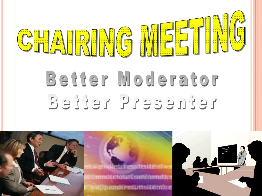 chairing meeting n.w