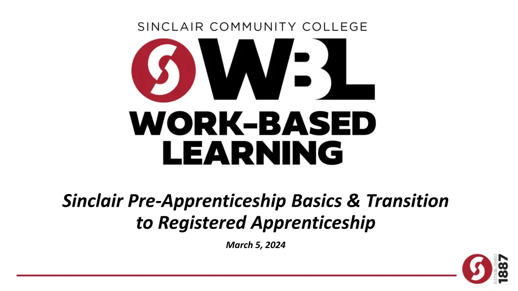 sinclair pre apprenticeship basics transition n.w