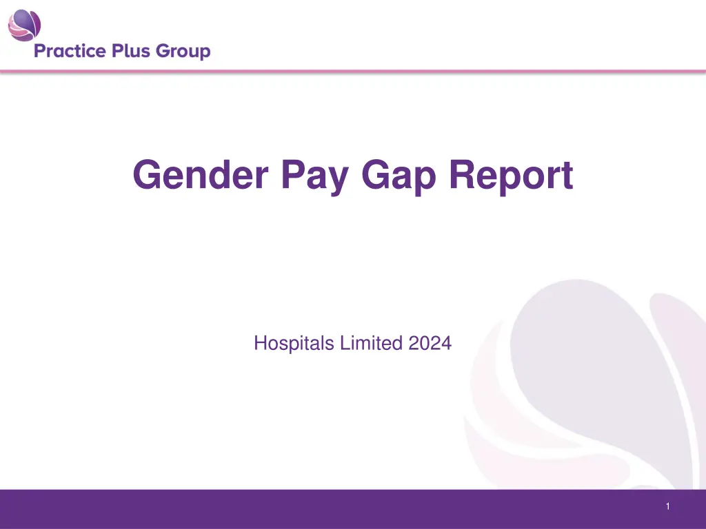 gender pay gap report n.w