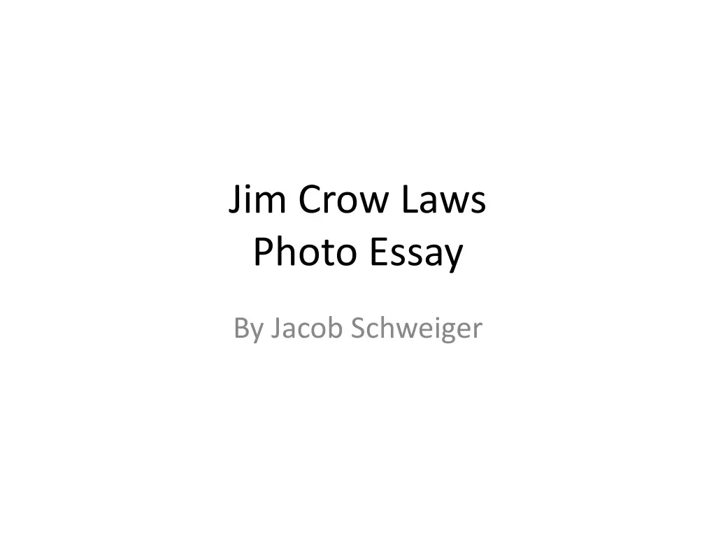 jim crow laws photo essay n.w