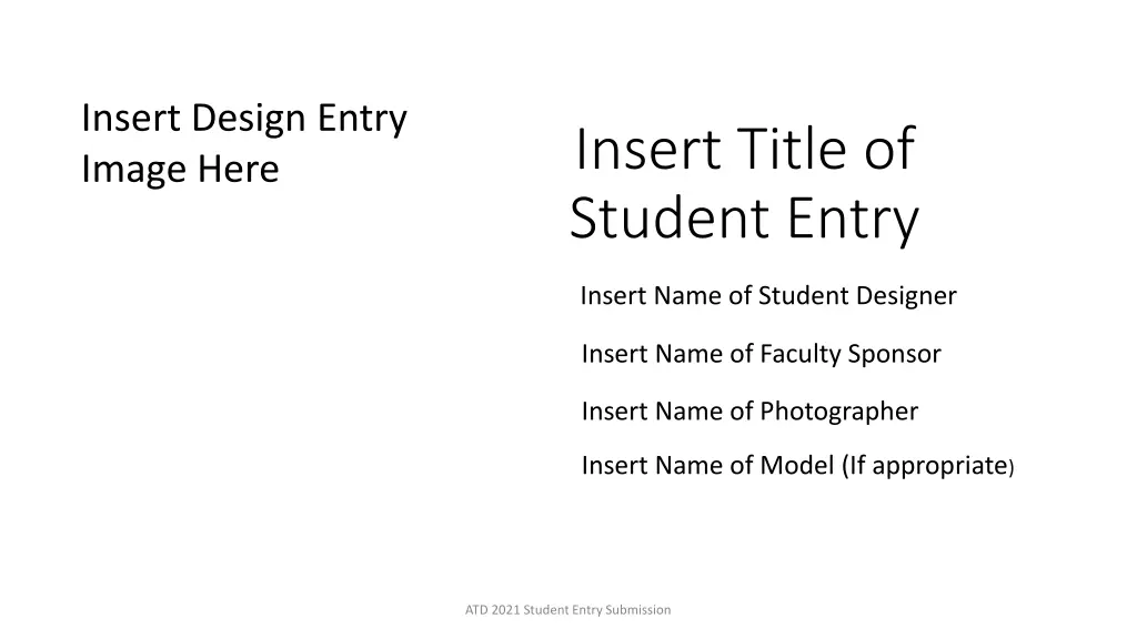 insert design entry image here n.w