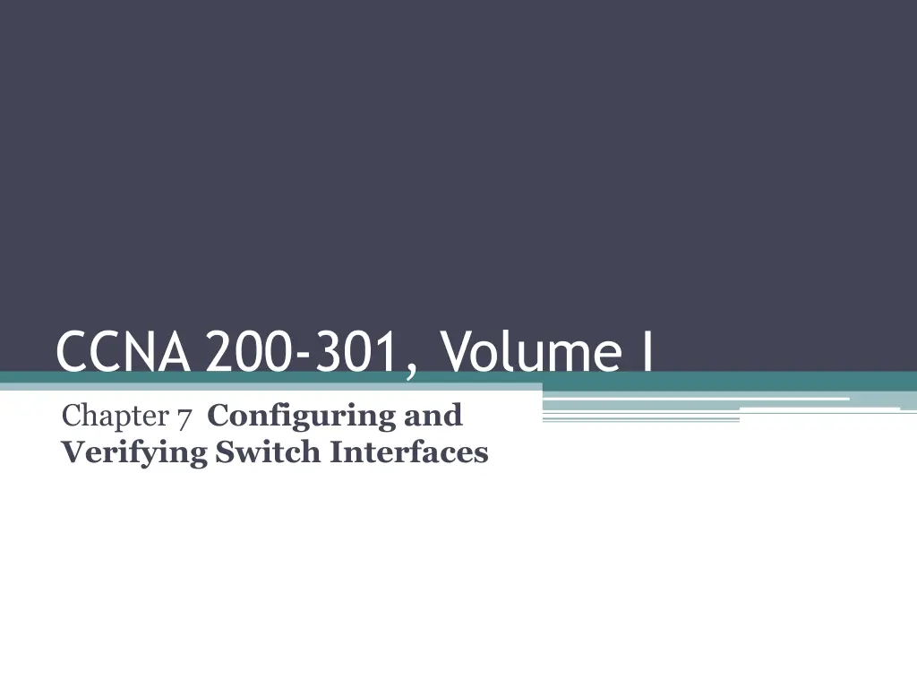 ccna 200 301 volume i chapter 7 configuring n.w