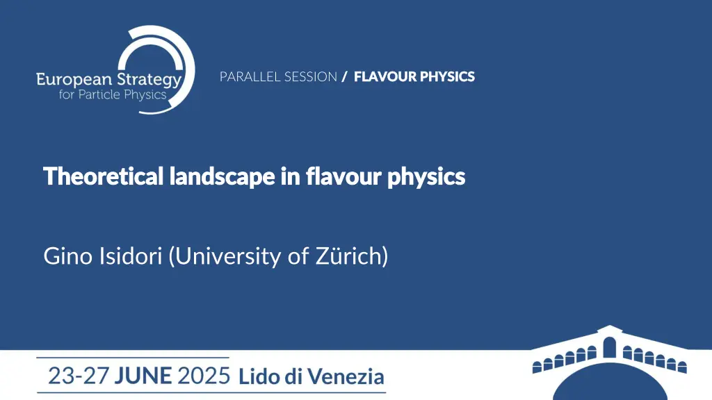 parallel session flavour physics flavour physics n.w