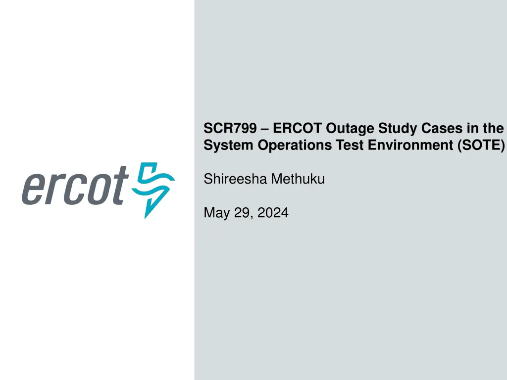 scr799 ercot outage study cases in the system n.w