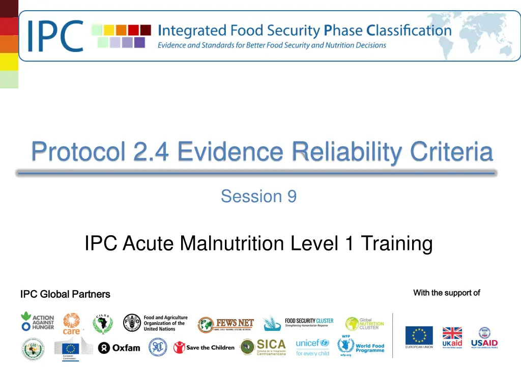 protocol 2 4 evidence reliability criteria n.w