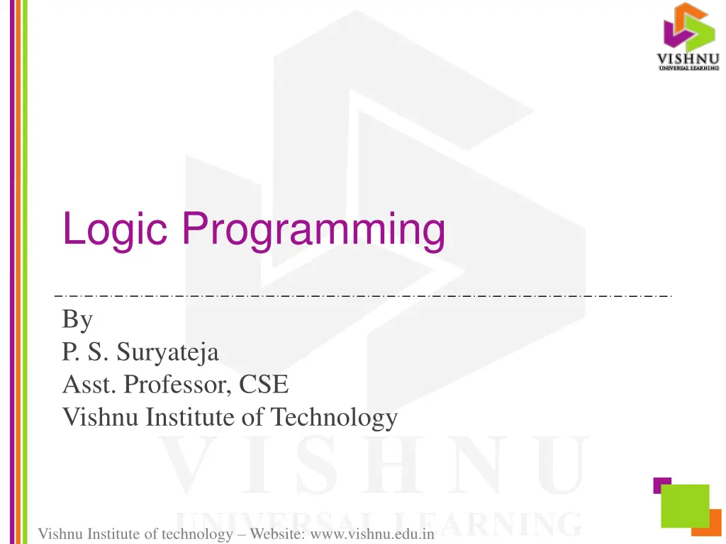 logic programming n.w
