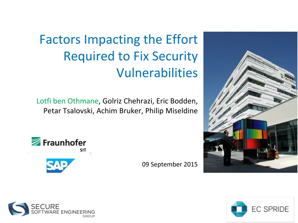 factors impacting the effort required n.w