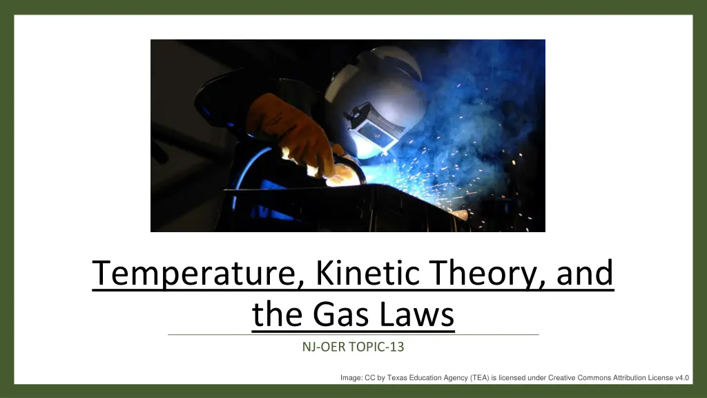 temperature kinetic theory and the gas laws n.w