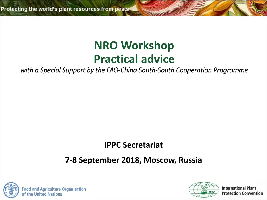 nro workshop practical advice china south south n.w
