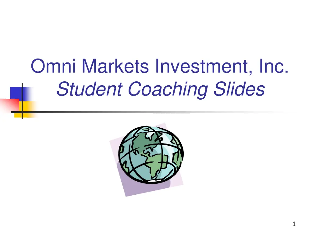 omni markets investment inc student coaching n.w
