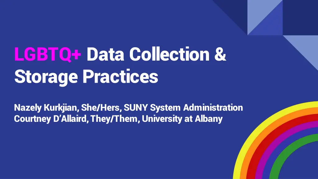 lgbtq data collection storage practices n.w