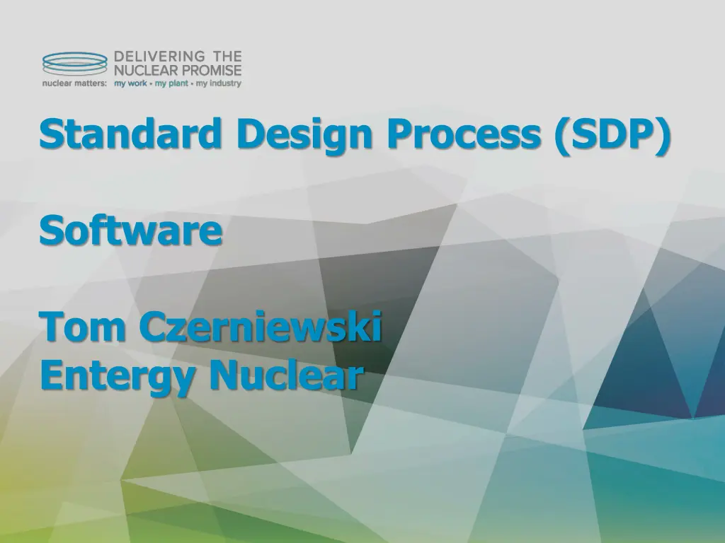 standard design process sdp n.w