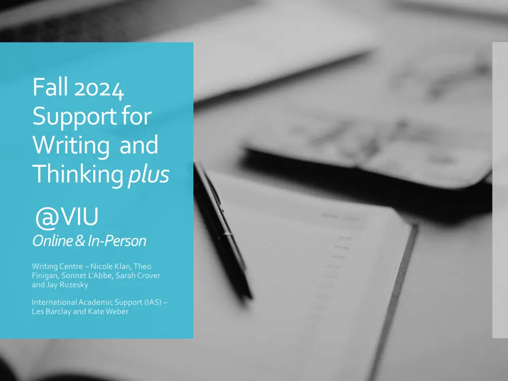 fall 2024 support for writing and thinking plus n.w