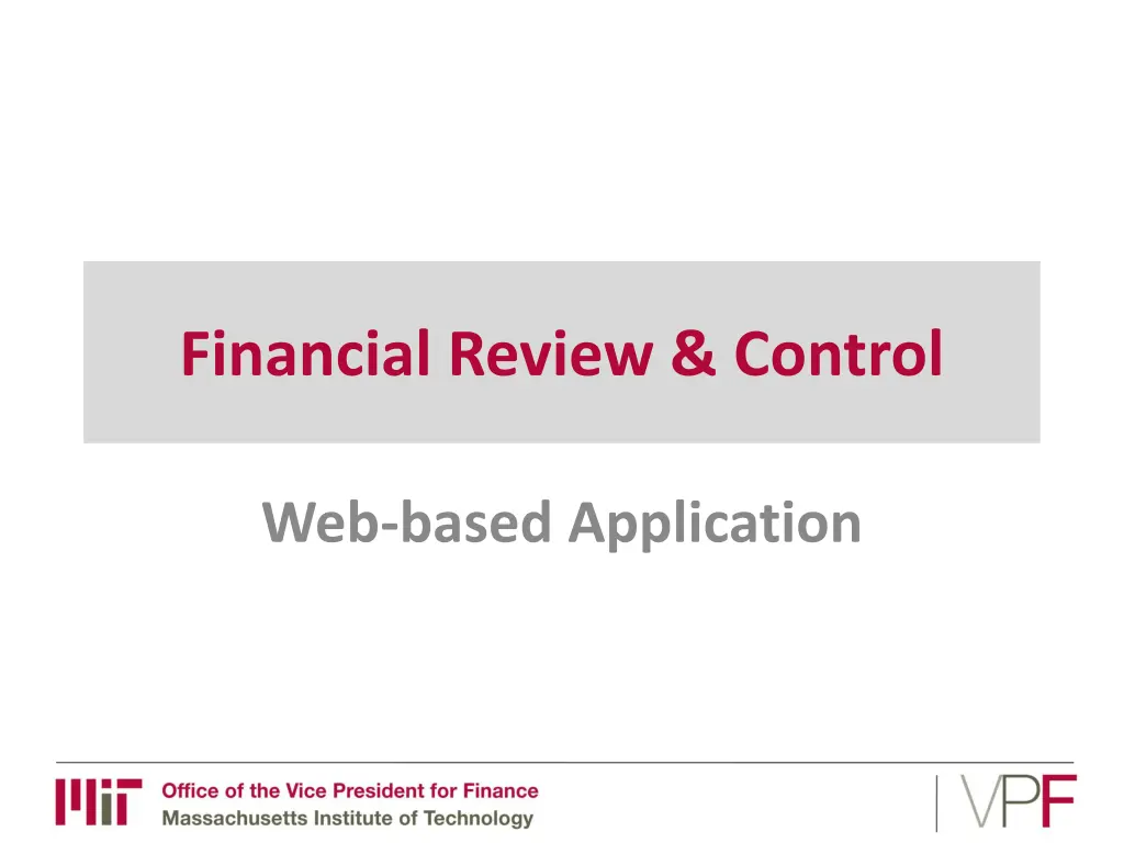 financial review control n.w