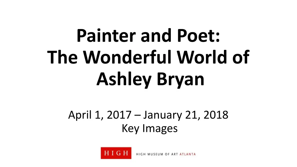 painter and poet the wonderful world of ashley n.w