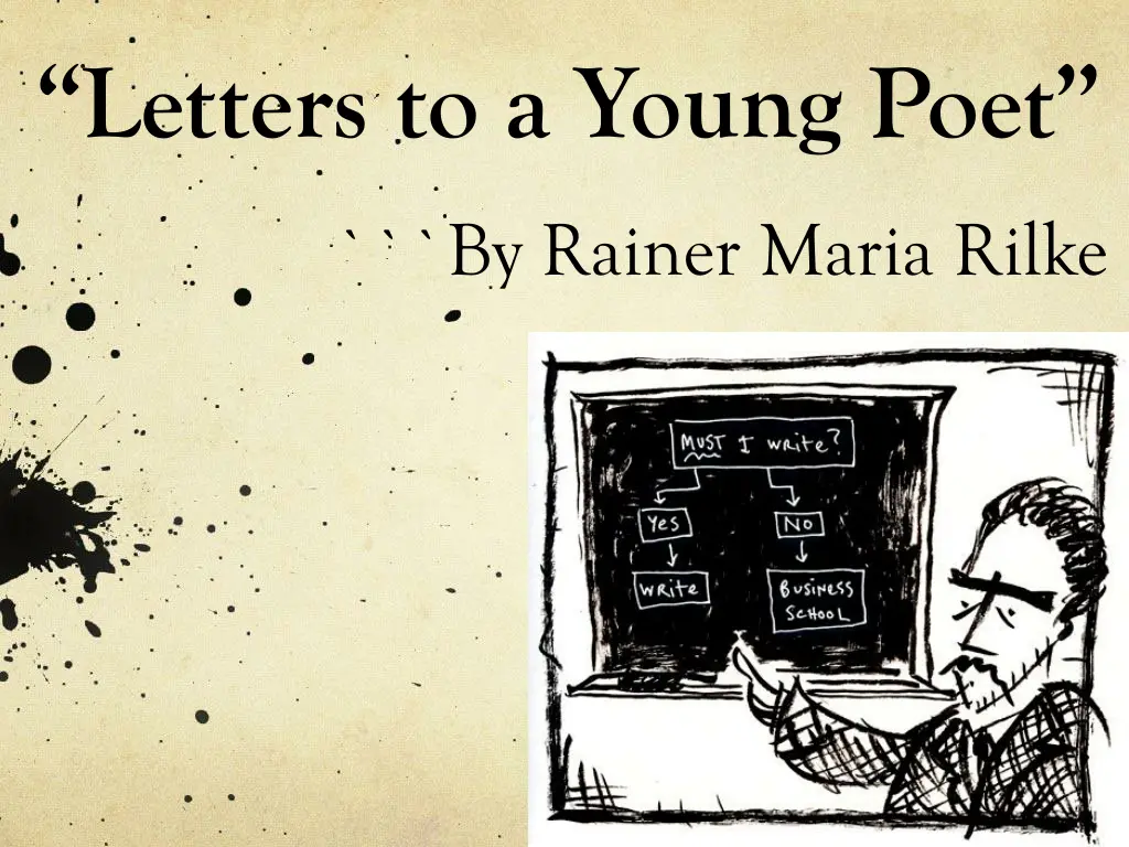 letters to a young poet n.w