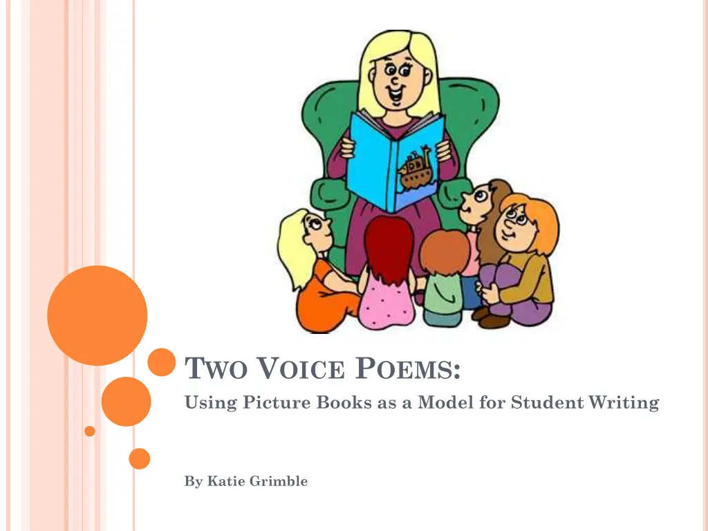 t wo v oice p oems using picture books as a model n.w