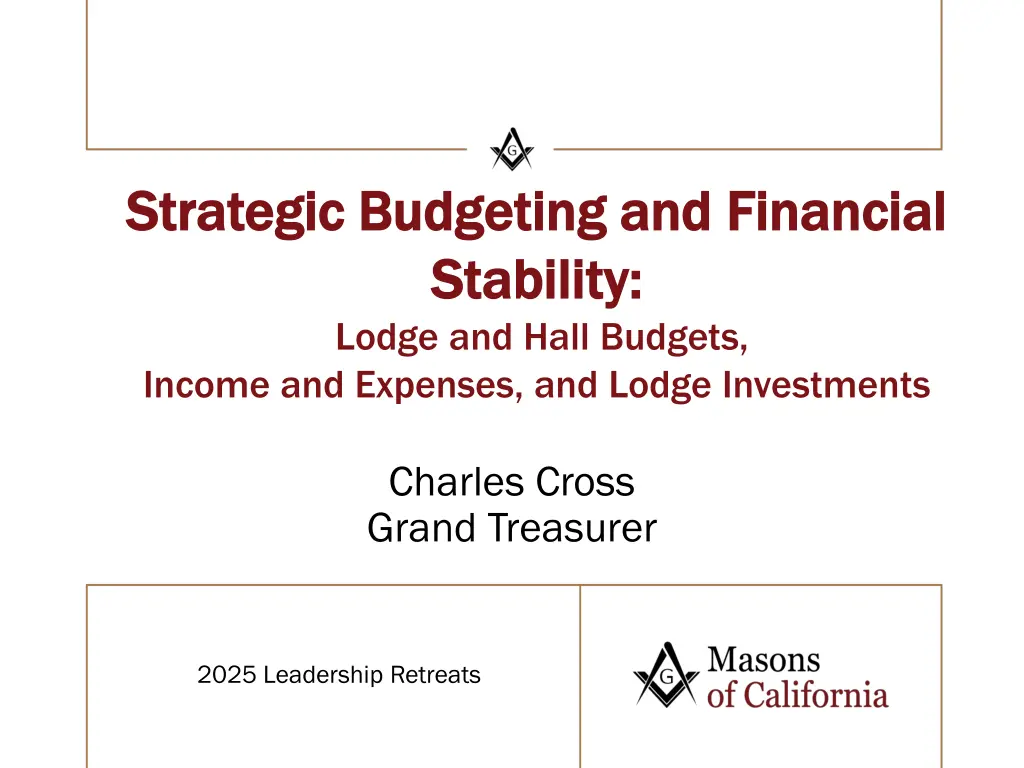 strategic budgeting and financial strategic n.w