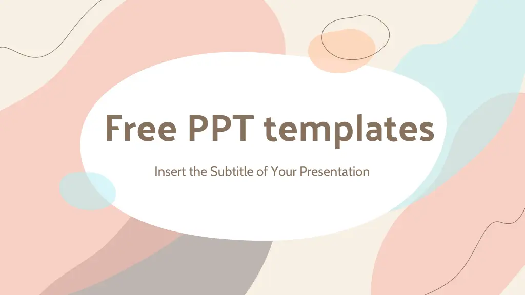 free ppt templates insert the subtitle of your n.w