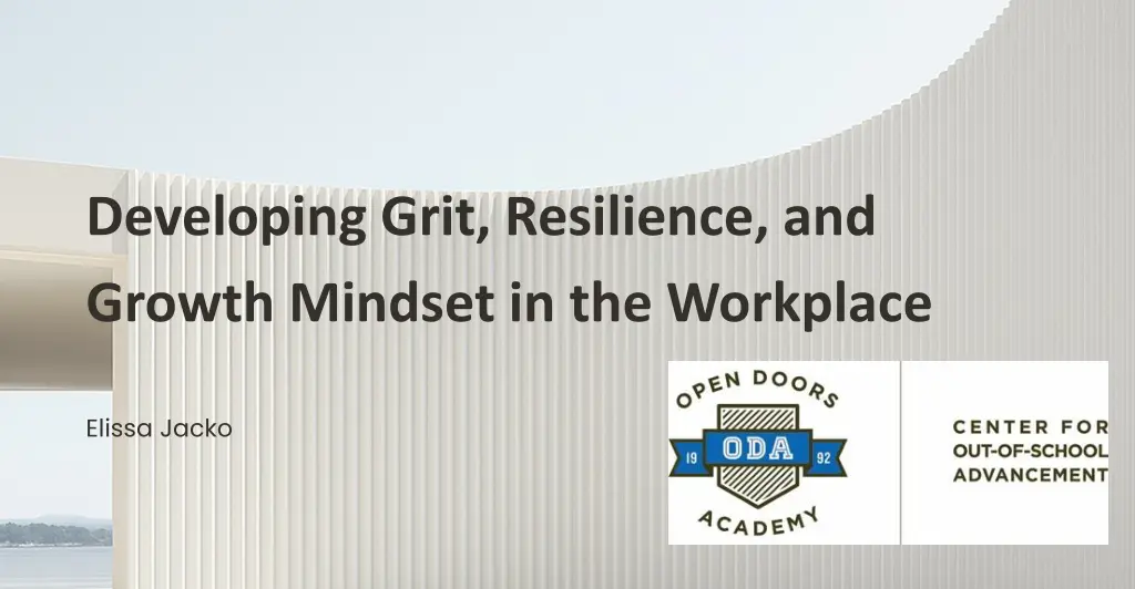 developing grit resilience and growth mindset n.w