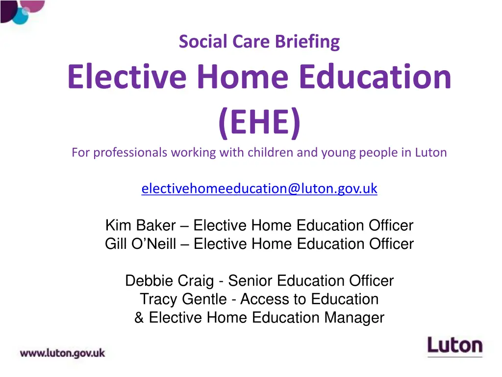 social care briefing n.w