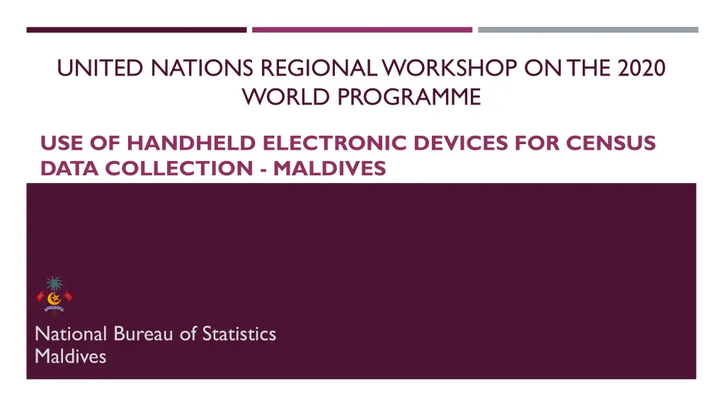 united nations regional workshop on the 2020 n.w