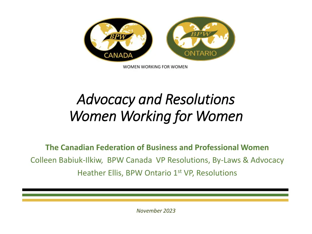women working for women n.w