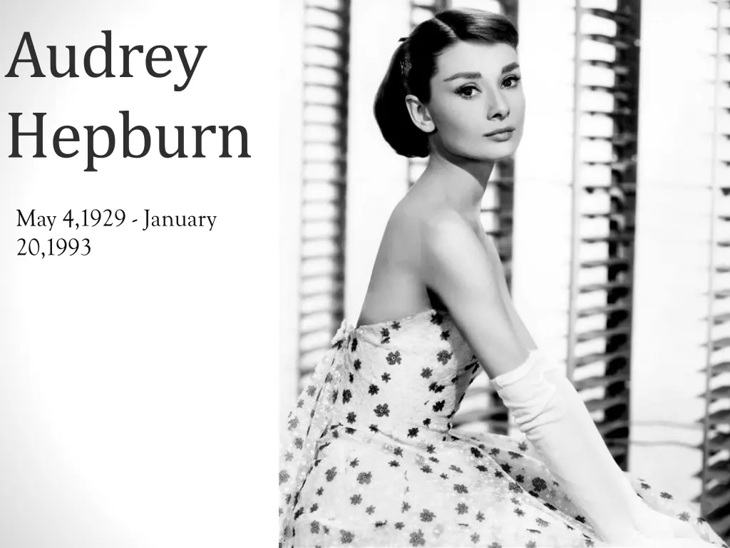 audrey hepburn n.w