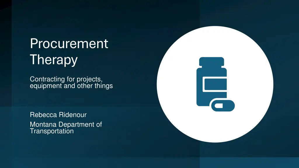procurement therapy n.w