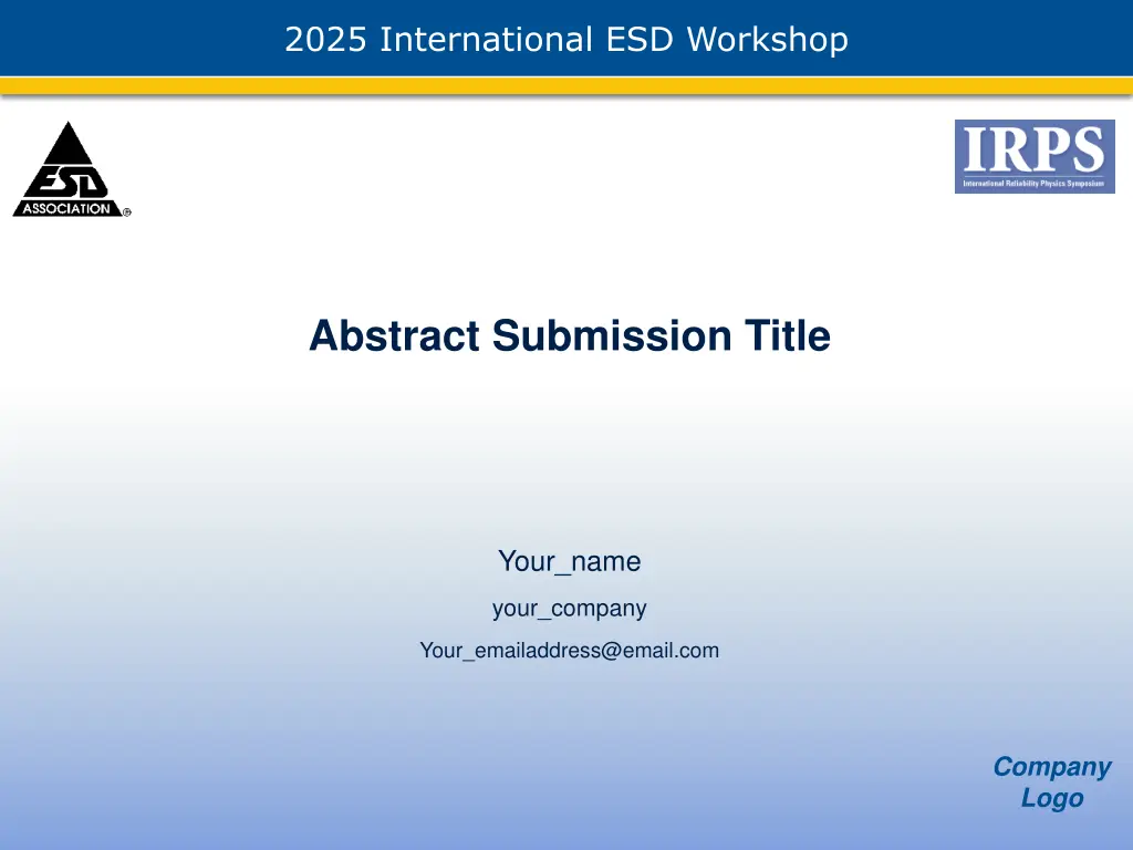 2025 international esd workshop n.w